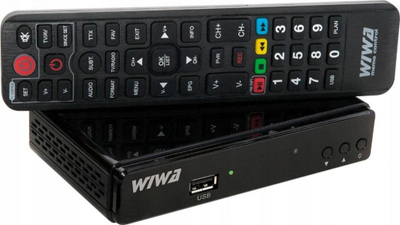 Telekomandë Wiwa H.265 Lite TV, e zezë