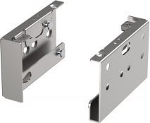Set montimi rack QNAP SP-EAR-QSW2FOR1-01, për QSW gjysmë-rack, metalik, argjendtë