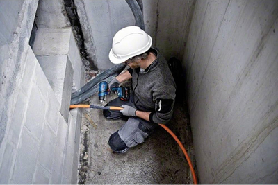 Pistoletë termike Bosch GHG 18V-50, pa kabllo, 500°C, blu