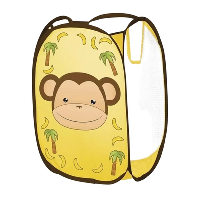 Shportë lodrash U-grow Monkey, palosëse, e verdhë
