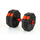 Set pesha EB Fit Dumbbells 4 në 1, 20 kg, rregullueshëm, i zi me të kuqe