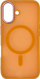 Kllëf MagSafe Fashion Case për Apple iPhone 16, TPU, mat, portokalli e çelur