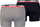 Bokser Levi's 37149-0202, set 2 palë, për meshkuj, të zinj, madhësia S