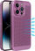 Mbulesë telefoni Breezy Perforated, për Xiaomi Redmi Note 13 Pro+ 5G, plastike, vjollcë