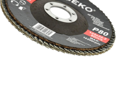Диск за брусење Geko Flap Disc Silicone, 125mm, P80