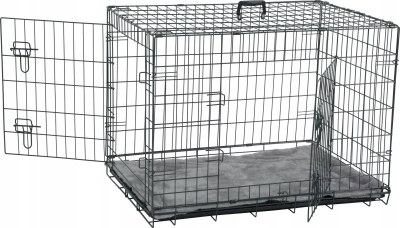 Kafaz transporti për qen Zolux NOMAD 2in1 XL, 107x71x77cm, i palosshëm, gri