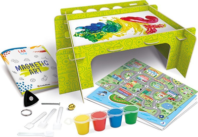 Set kreativ pikture Ludattica Magnetic Art, magnetik, për kalamaj 3–7 vjeç, shumëngjyrësh
