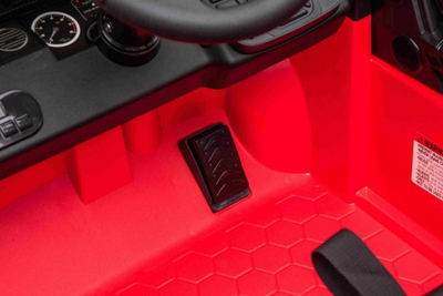 Makine elektrike per femije Ramiz Land Rover Discovery, telekomande, targe dekorative, e kuqe
