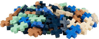 Lodër ndërtime PLUS PLUS Building Blocks, 100 pjesë, blloqe të mëdha me ngjyra