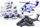 Lodër helikopter policie Lean Toys HT7721, friksion, me drita edhe zë, i bardhë ose i zi