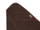 PESHQIR  Wrinkled Cotton 75x75cm Chestnut