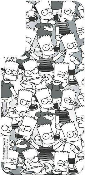 Pllakë e pasme Samsung për Frame Cover Galaxy S22, dizajn The Simpsons, bardh e zi