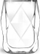 Set gota xhami Vialli Design Geo, 2 copë, 350 ml, me mur të dyfishtë, transparente