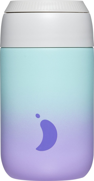 Gotë termike Chilly's C340S2TWIL, 0.34L, çelik inox, blu vjollcë