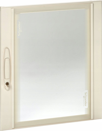 Derë plastike transparente për dollap elektrik Schneider Prisma Pack LVS08093, 630x550mm, IP30, e zezë