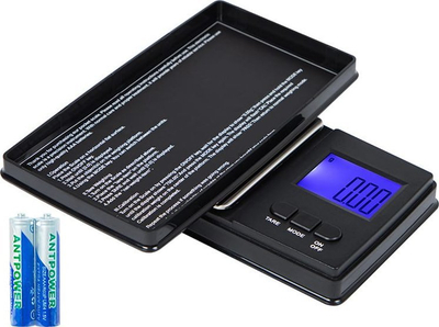 Дигитална вага Accurate Jewelry Scale, 500g, точност 0.01g, со осветлување