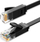 Plaski kabel sieciowy UGREEN Ethernet RJ45, Cat.6, UTP, 0,5m (czarny)