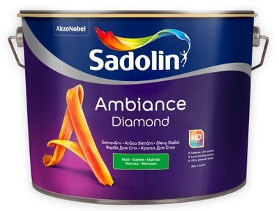 Bojë muri Sadolin Ambiance Diamond BW, 10L, mat, e bardhë