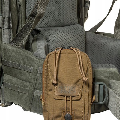 Mbajtëse elektronike Mystery Ranch Tech Holster, 500D Cordura, sistem MOLLE, e zezë