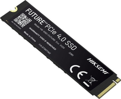 SSD i brendshëm HIKSEMI FUTURE Eco, 512GB, M.2 2280 NVMe PCIe 4.0, i zi