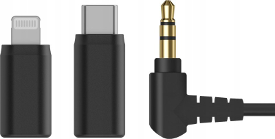 Mikrofon wireless BOYA Boyamic me kapëse, për iPhone, Android edhe kamera, me kuti karikimi, i zi