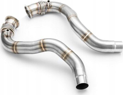 Downpipe BMW X5 M F85, S63R xDrive 4.4, inoks