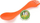 Spork Light My Fire O BIO, bioplastik pa BPA, portokalli