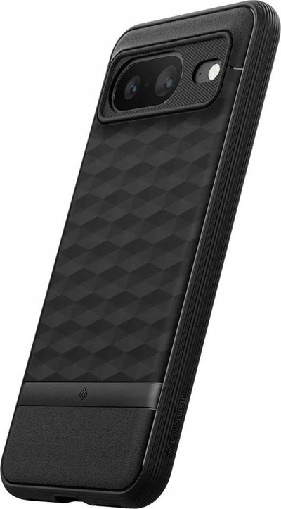 Këllëf telefoni Spigen Caseology Parallax për Google Pixel 8, gomë TPU, mbrojtje ushtarake, i zi mat