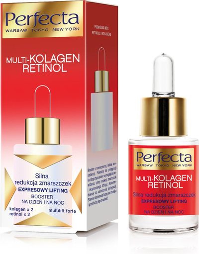 Серум за лице Perfecta Multi Collagen Retinol Booster, против брчки, 15ml
