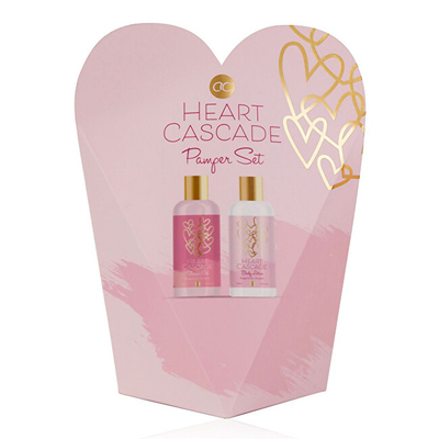 Set për trup Accentra Heart Cascade Magnolia, xhel dushi + losion trupi