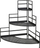 Raft këndor për lule ProGarden Plant Etagere, 3 nivele, 85cm, metalik, i zi