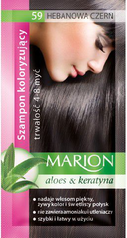 Shampon ngjyrues për flokë Marion, nr. 59, i zi, 40 ml