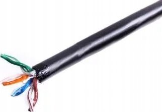 Kabllo rrjeti DIGITUS CAT 5e, U UTP, 500m, 100 MHz, e zezë