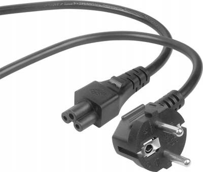 Kabllo rryme TB Power Cable IEC C5, 3m, VDE, e zezë