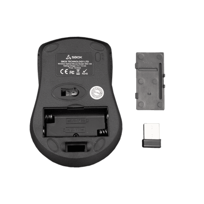 Maus SBOX WM-109 Wireless, 1000dpi, i kuq