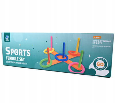 Loja me unaza Midex Ringo Hoops, set sportiv edukativ, 3+ vjeç, shumëngjyrëshe