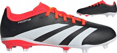 Këpuca futbolli Adidas Predator League FG Jr IG7748, për kalamaj, për bar natyral, të zeza