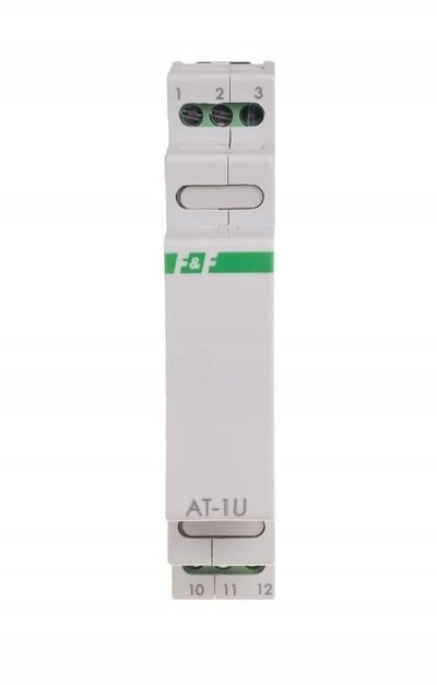 Transmetues temperature F&F AT-1U-PT, dalje 0-10V, montim në shinë DIN, gri