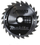 Teh rrethor Makita B-09167, 165mm, 24 dhëmbë, i zi