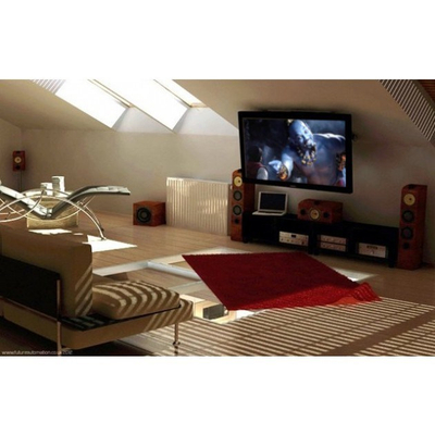 Mbajtëse tavani për TV LED/LCD Techly, 17"-37", 200x200, e zezë/argjendtë