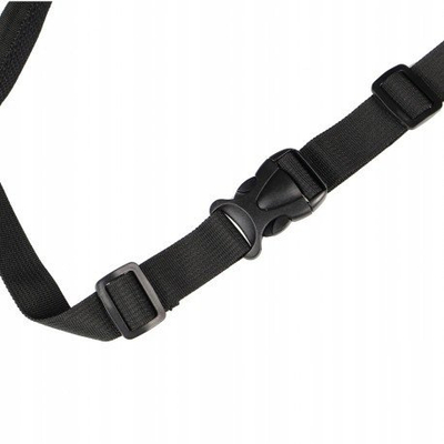 Brez vrapimi me litar amortizues për qen BK-18502, 80-104 cm, me xhep 10x5x13 cm, ngjyrë e zezë