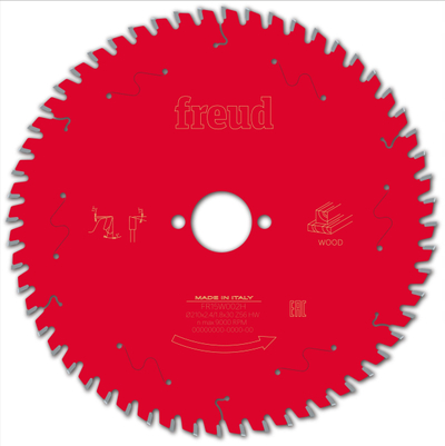 Teh rrethor Freud F03FS09724, 210mm, 56 dhëmbë, për dru
