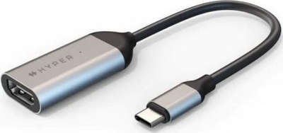 Adaptori USB C në HDMI HyperDrive HD425A, 4K 60Hz, gri