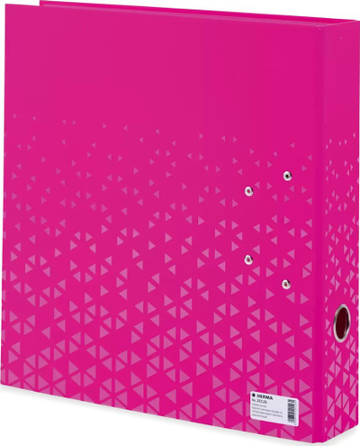 Dosje me mekanizm HERMA Color, DIN A4, soft touch, rozë