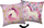Jastëk për kalamoj Jerry Fabrics Unicorn Flowers, 40x40 cm, poliester, rozë