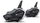 Sistem za комуникација за мотор Midland R1 Mesh Twin Set, Bluetooth Mesh, 2 единици, црн