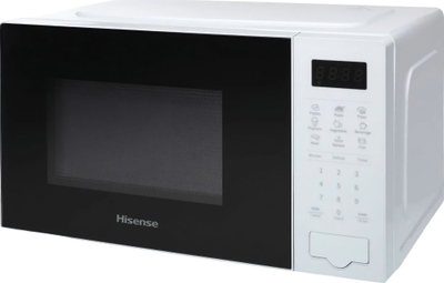 Furrë me mikrovalë Hisense H20, 20L, digjitale, e bardhë