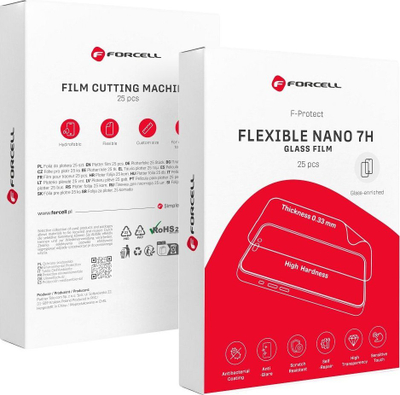 Folie mbrojtëse Forcell Flexible Nano 7H, për ekran deri 7", shumë e kthjelet, e tejdukshme