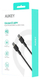Kabllo Aukey, USB C / USB C, 1.8 m, e zezë