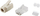 Prizë RJ-45 Equip 121176, Cat6a, paketim 100 copë, transparente e bardhë